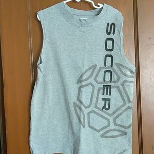 Grey sleeveless tank